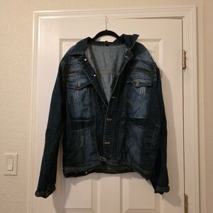 Timberland Men's Dark Blue Denim Jacket